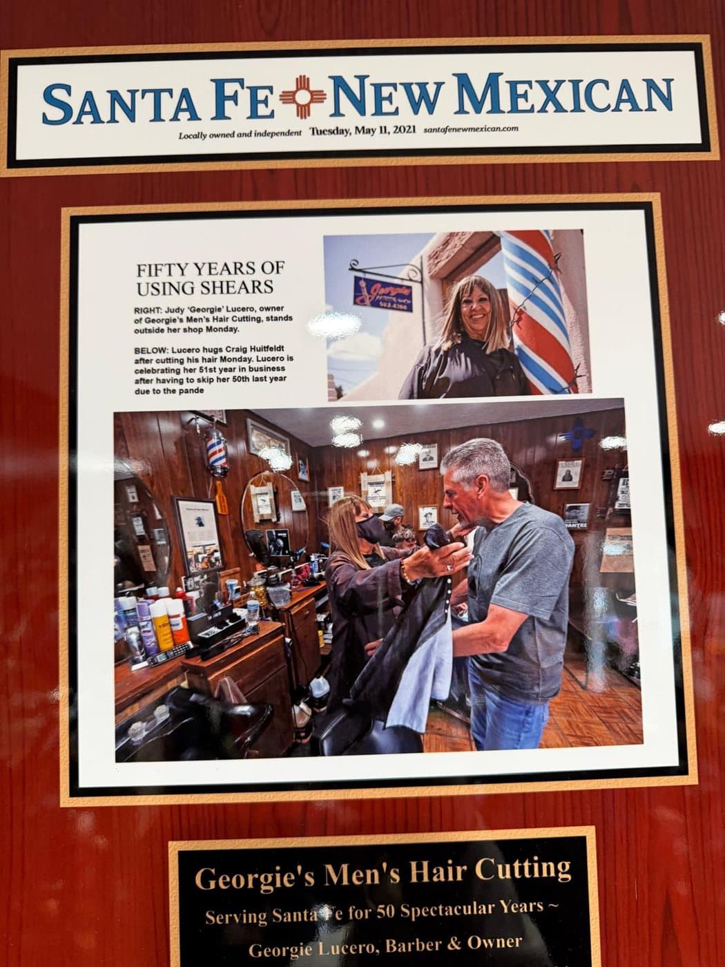Santa Fe New Mexican feature: Fifty years of using shears